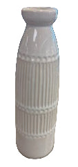 Pleats Vase - Ivory 30cm