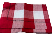 Red Check/Grid Tea Towel