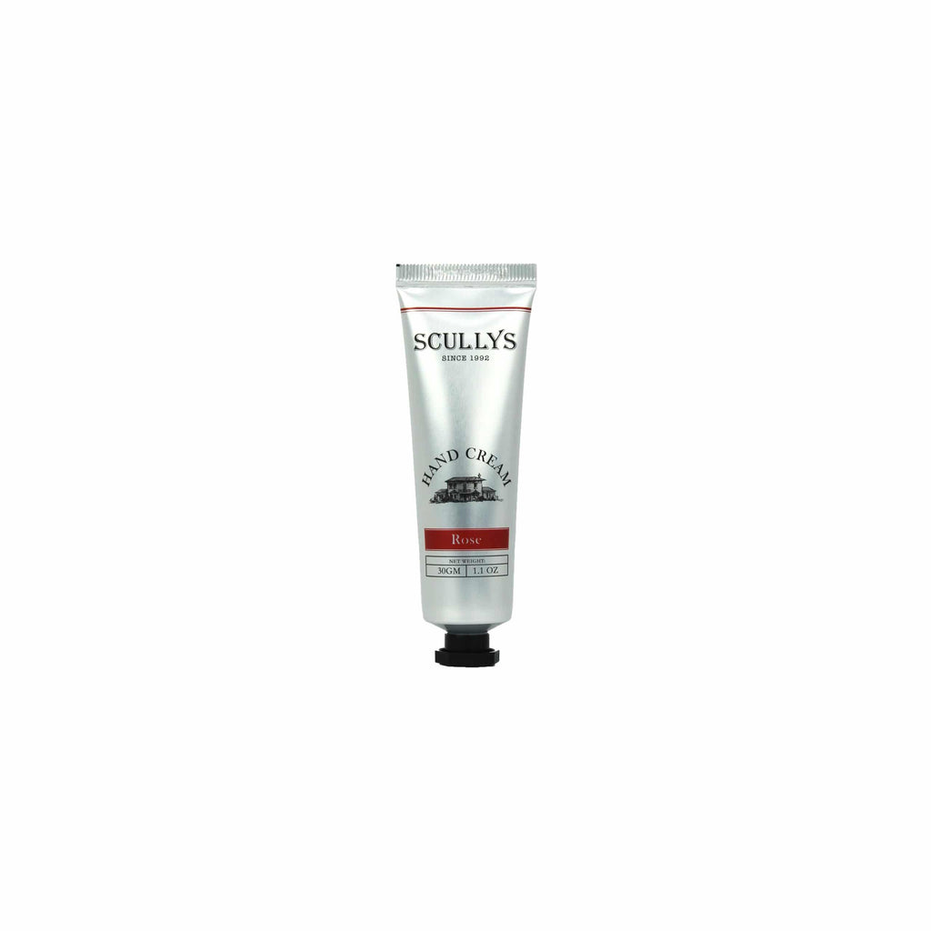 Scullys Rose Hand Cream Tube 30g