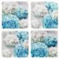 Hydrangea Resin Coasters