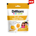 DIFFLAM Kids Sooth Throat Pop Manuka Honey 10s