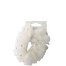 MAE 40-3226 Mini By Mae Elastic Scrunchie Gold Dot