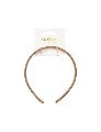 Adorn Headband Matte Satin Gold 1.5cm