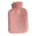 Plush Hot Water Bottle Cover Pink