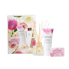 Linden Leaves In Bloom Pink Petal Hand & Home 3pc Set