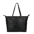 Norra Leather Tote Bag Large - Black