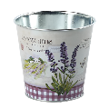 Metal pot cover Lavender