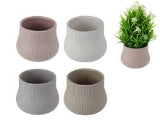 Ripple Pot On Base 18cm