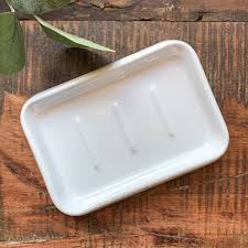 Wavertree & London Soap Dish White Rectangle Ceramic