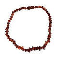Amber 12/13in Baby Teething Necklace Light Cognac