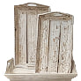 Rustic Wooden Trays - Med