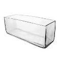 Glass Rectangle Vase Clear