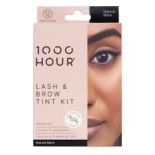 1000 Hour Lash & Brow Plant Based Tint Kit Black