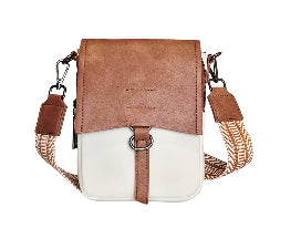 Zoes Crossbody Bag White/Tan