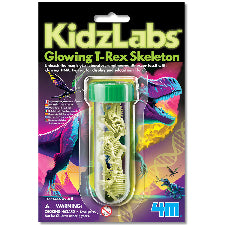 Glowing T-Rex Skeleton