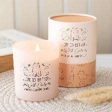 Nibble Lifes Better with Cats Candle