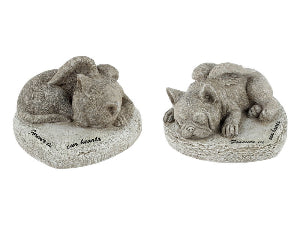 Memorial Heart Plaque Dog