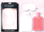 Lulu Grace Cosy Sleep Eye Mask & Hot Water Bottle Set Pink