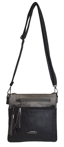 Cross Over Bag Black/Grey