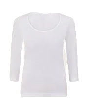 Boody 3/4 Sleeve Top White Large