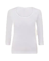 Boody 3/4 Sleeve Top White Small