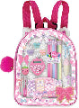 Hot Focus Writing Stash Mini Back Pack Pink