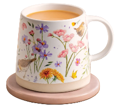 Wings & Wildflowers Stoneware Mug