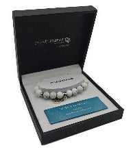 Bramble Bay Kiwi Charm Bracelet White Howlite
