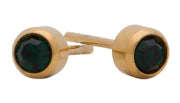 Glam May Birthstone Gold Earrings