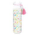 Spring Floral Print Fresh Linen Candle