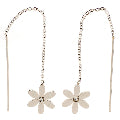 Glam Stainless Daisy Threads Earrings