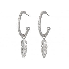 Glam 56481 Silver Leaf on Hoop