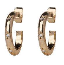Euro Gold Drop Sun with Crystals Top
