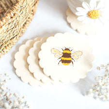 Nibble Honey Bee Coasters