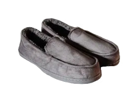 Nina Kelli Mens Slippers Dark Grey Full Back Medium  9-10