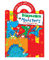 Dinosaurs & Monsters Colouring and Sticker Book