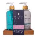 ACCENTRA Relaxing Spa Wooden Tray Set