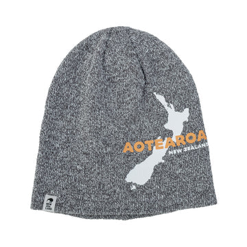 Parrs On Portage Beanie Aotearoa NZ Charcoal Marle Beanie