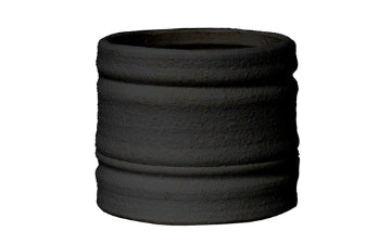Bharat Cover Pot Small Black 12x14.5
