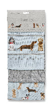Curious Dog - Tea Towels 3pk