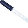 Eye Dropper Glass Straight Single