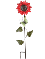 Garden Stake - Sunflower Red