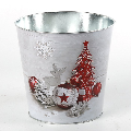 Metal Pot Cover Xmas