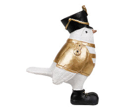 The General Bird Gold/White 11x8x5