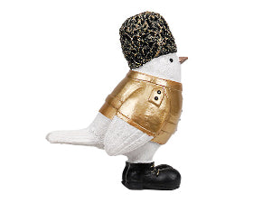 The Guard Bird Gold/White 11x8x5