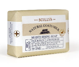 Scullys Lemon Natural Goat Milk Moist Soap 130g