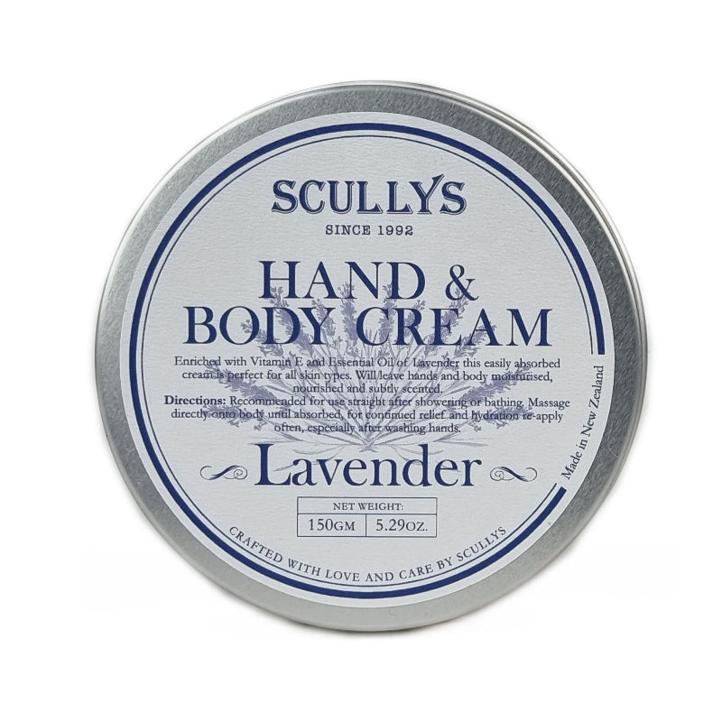 Scullys Lavender Hand & Body Cream