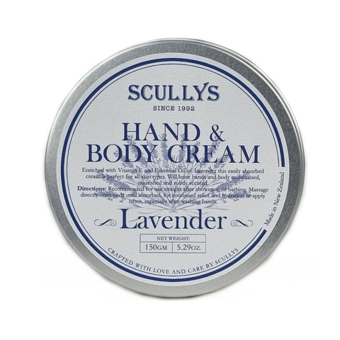 Scullys Lavender Hand & Body Cream