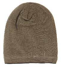 Beanie Snowflake Taupe