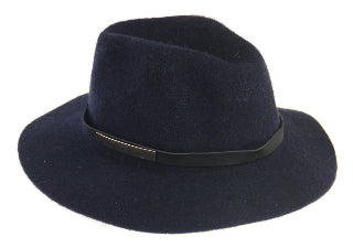 Renata Fedora Hat Navy